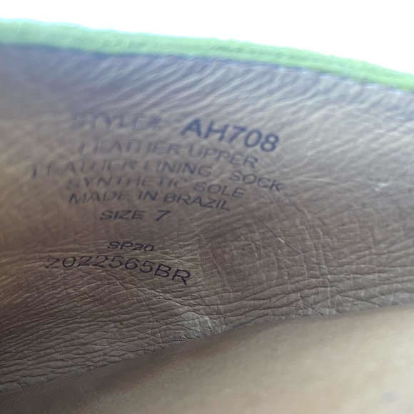 Madewell The Marisa D’Orsay Embossed Suede Flat - Size 7 - Picture 7 of 9